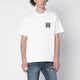 Amiri White Cotton Tshirt With Logo Print
