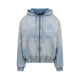 Amiri Ma Denim Zip Hoodie