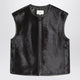 Loulou Studio  Brown Ampas Vest In Pony-Effect Leather