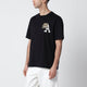 Amiri Black Varsity Patch Cotton Tshirt