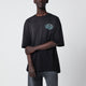 Amiri Black Cotton T-Shirt With Logo