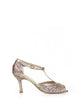 Hope Décolleté In Nappa Leather With Glitter And Strap