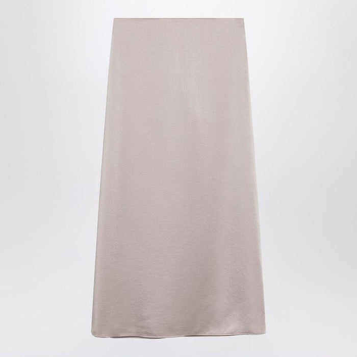 Weekend Max Mara Blush Satin Midi Skirt