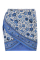 Mc2 Saint Barth Floral Print Cotton Wrap Mini Skirt