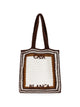 Casablanca Casablanca Crochet Shopper Bag With Embroidered Logo