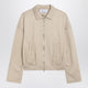 Max Mara  Beige Cropped Sweatshirt In Silk Blend