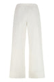 S Max Mara Argento Poplin Cotton Trousers