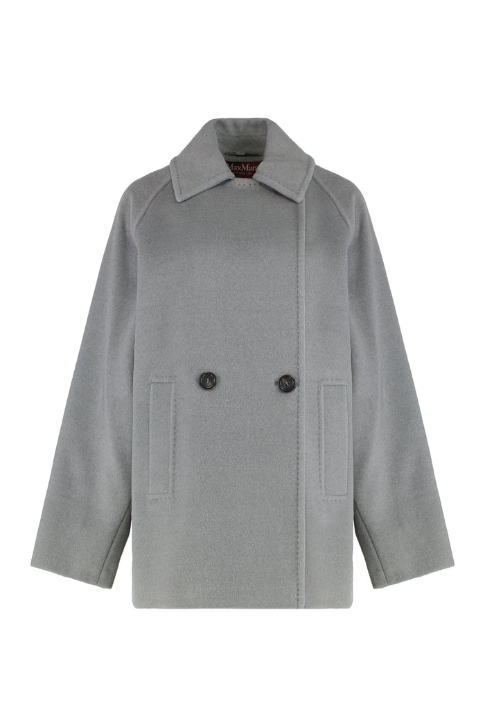 Max Mara Studio Double-Breasted Wool Blazer