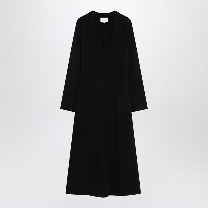 Loulou De Saison Long Black Ari Knit Dress