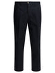 Briglia 1949 Black Cotton Linen Trousers