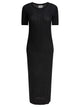 Loulou Studio Black Elastane Dress