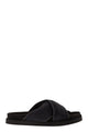 Fabiana Filippi Flat Suede Sandals With Crossed Straps