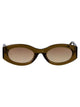 The Attico Olive Acetate Sunglasses