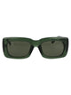 The Attico Green Acetate Sunglasses