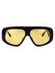 The Attico Purple Acetate Sunglasses