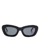 The Attico Black Acetate Sunglasses