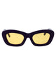 The Attico Purple Acetate Sunglasses