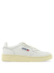 Autry White Branded Heel Lace Up Sneakers