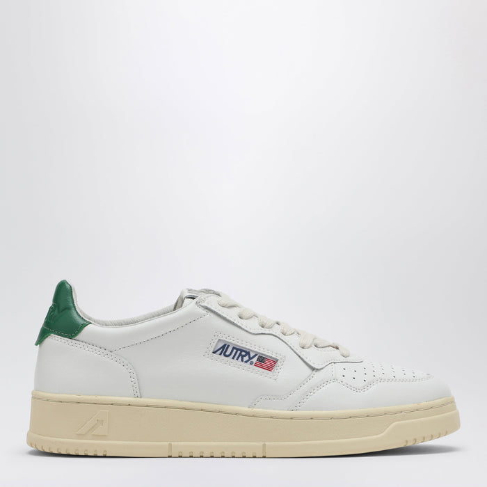 Autry White/Green Medalist Sneakers