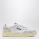 Autry Medalist Low White Leather And Suede Sneakers