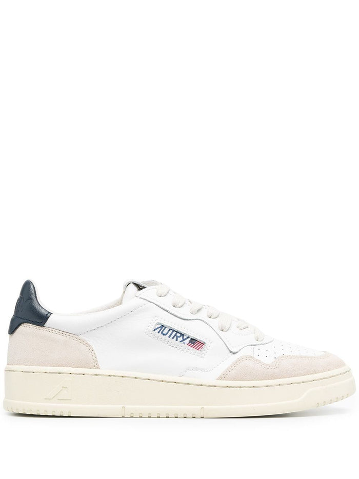 Autry Medalist Low - Leather And Suede Sneakers