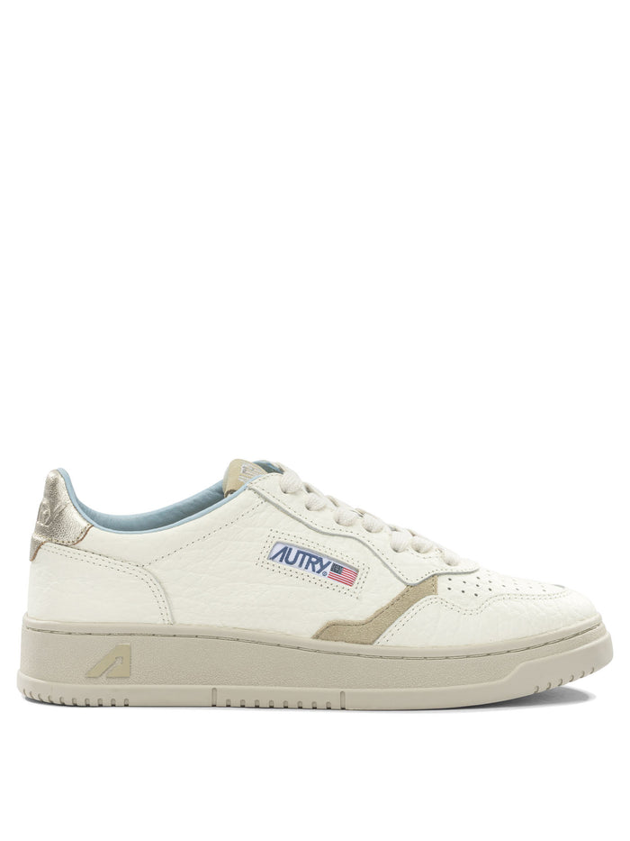 Autry Autry Medalist Perforated Suede Overlay Trainers