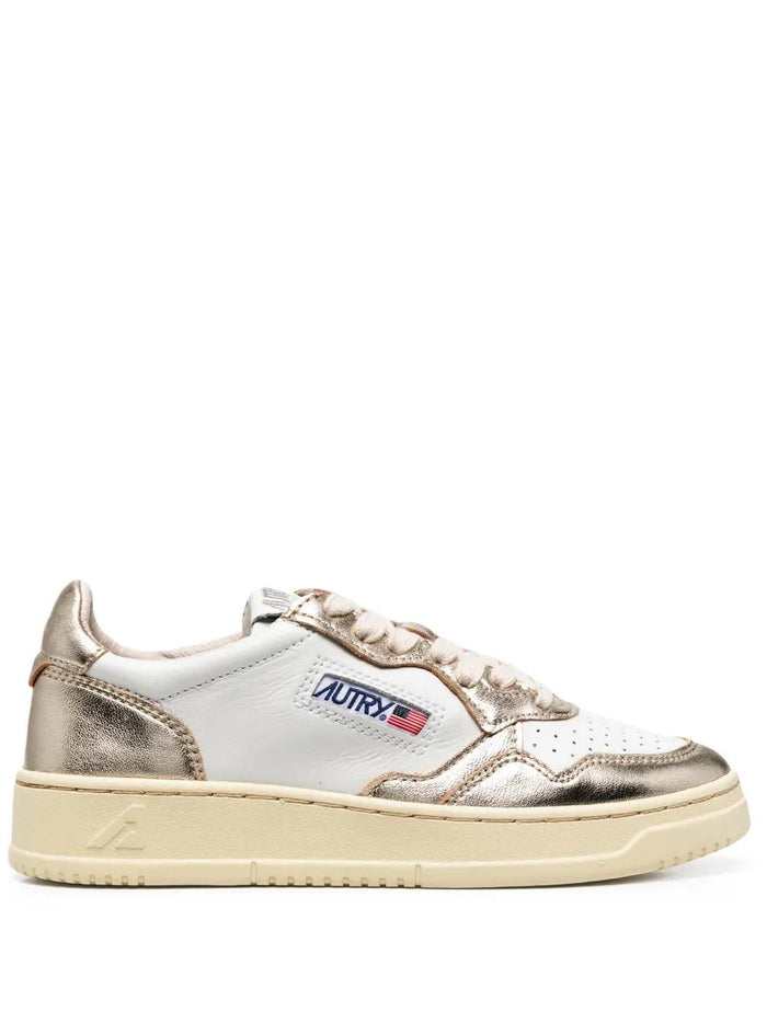 Autry Medalist Low Bicolor White Platinum Sneakers