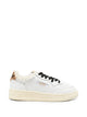 Autry Medalist Sneakers In Shearling And Leather