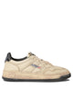 Autry Beige Leather Rubber Sneakers