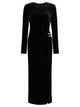 Self-Portrait Self-Portrait Black Velvet Embellished Maxi Dress