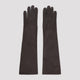 Lanvin Brown Long Slim Goatskin Gloves
