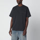 Awake Ny Black Crewneck Tshirt With Logo