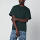 Awake Ny Green Crewneck Tshirt With Logo