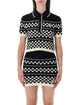 Amiri Amiri Checkered Mesh Polo