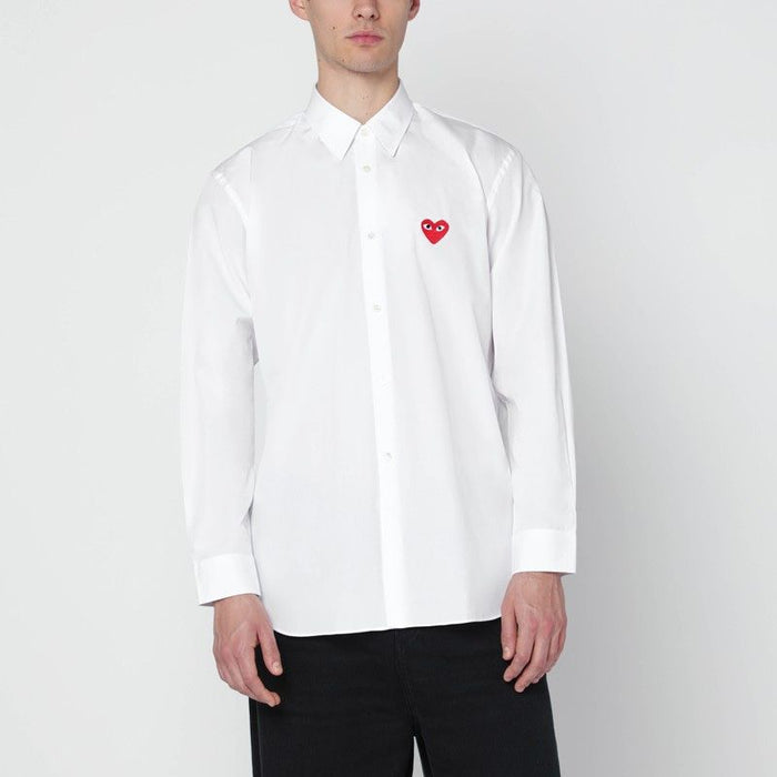 Comme Des Garçons White Cotton Shirt