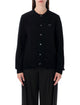 Comme Des Garçons Play Comme Des Garçons Play Wool Cardigan With Crystal Heart