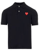 Comme Des Garçons Play Tshirt Red Emblem Knit