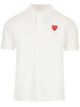 Comme Des Garçons Play Tshirt Red Emblem