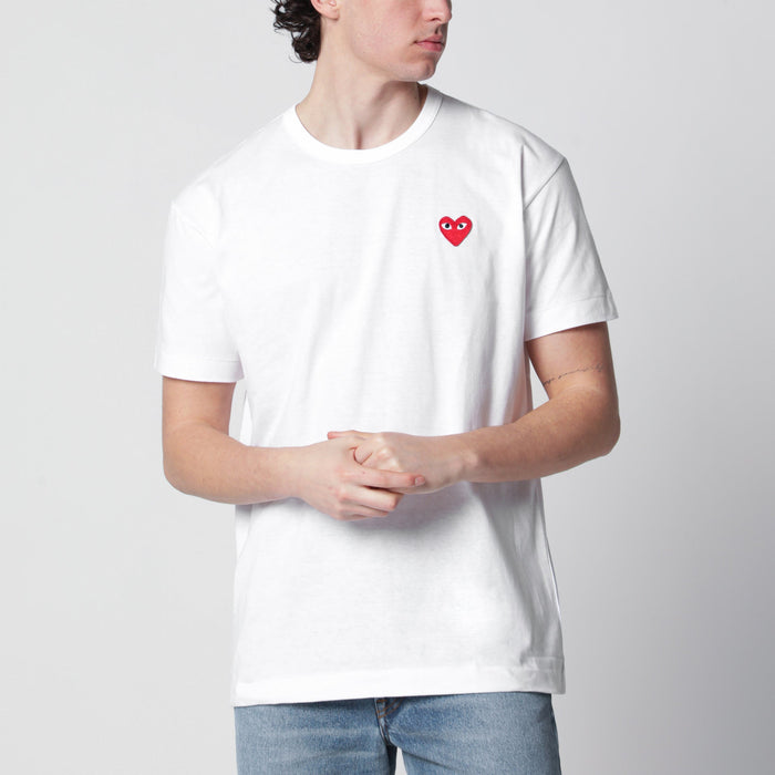Comme Des Garçons Shirt White Cotton T-Shirt