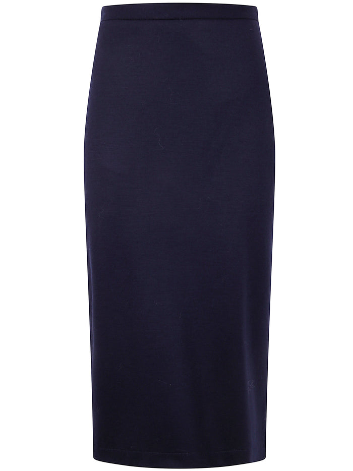 Harris Wharf London Women Midi Skirt Superfine Merino