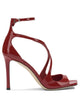 Jimmy Choo Red Leather Sandals