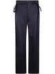 Ann Demeulemeester "Tita" High Comfort Trousers With Double Ribbon Closure