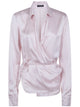 Ann Demeulemeester "Alba" Asymmetric Wrap Shirt