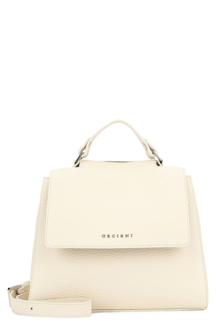 Orciani Sveva Soft Bag In Hammered Leather