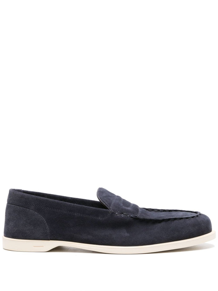 John Lobb Pace Suede Leather Loafers