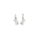 Celine Silver Hoops Earrings