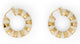 Celine Frosted Hoop Earrings