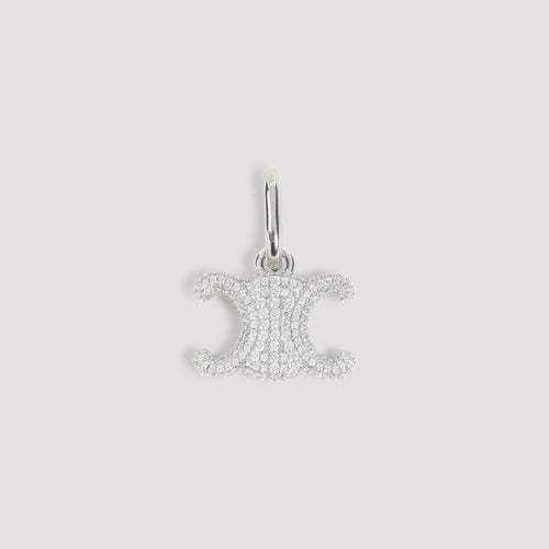 Celine Silver Brass Triomphe Charm