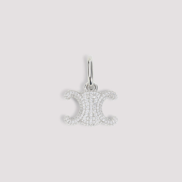 Celine Silver Brass Triomphe Charm