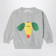 Bobo Choses Happy Dog Gray Sweatshirt